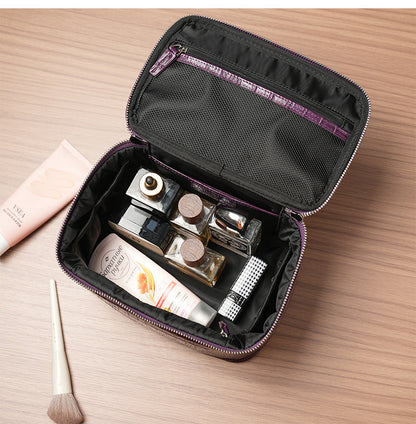 Embossed Leather Vanity Case