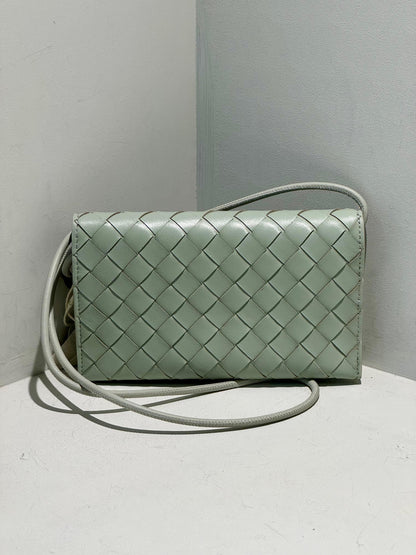 Pleated Lambskin Leather Bag