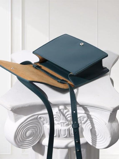 Teal Blue Mini Cassette Inspired Bag