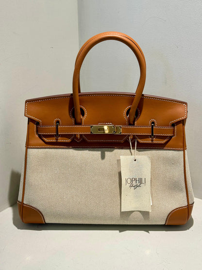 Birkin Inspired x Canvas Bag