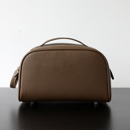 Togo Leather Vanity Bag