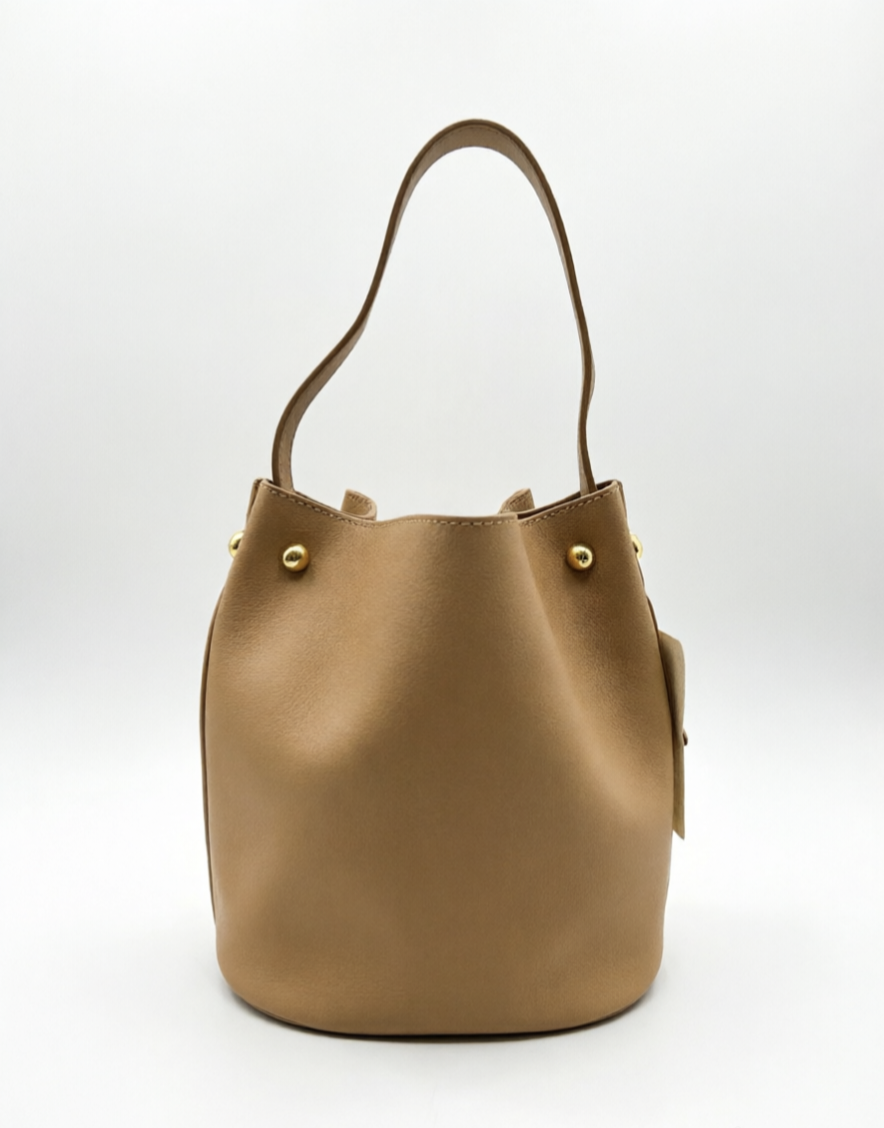 Leather Bucket Bag