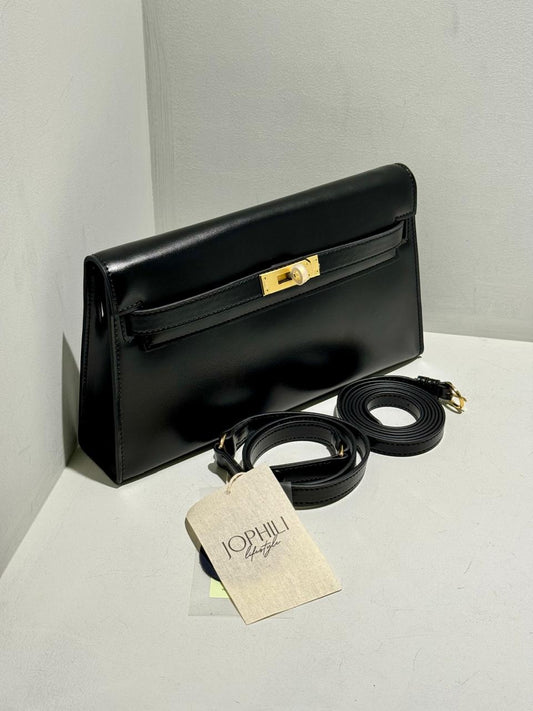 Smooth Calfskin Kelly Inspired Bag