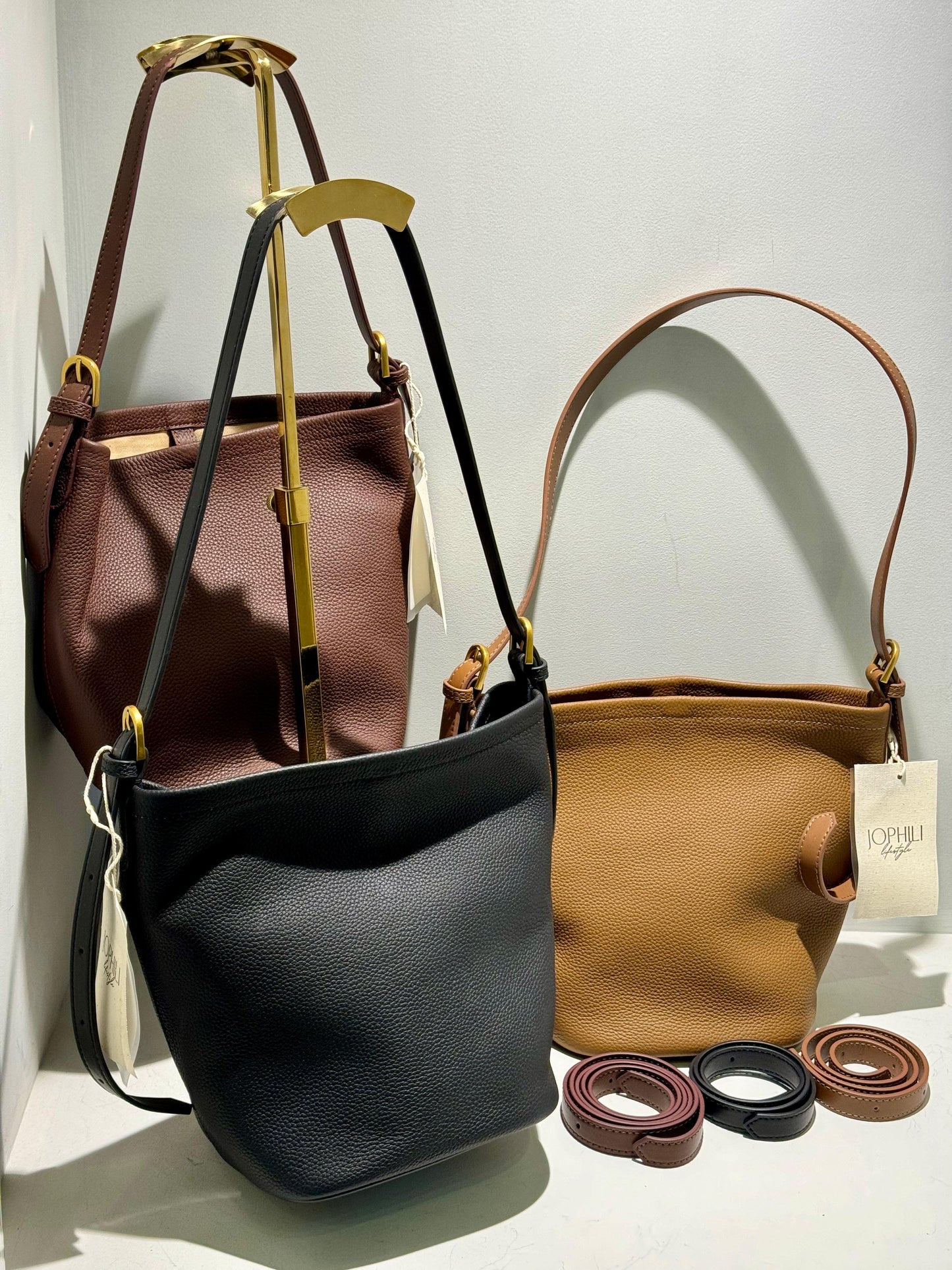 Togo leather bucket bag