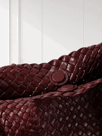 Italian Lambskin Pleated Bag