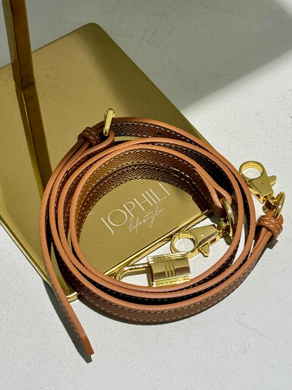 Kelly Inspired Embossed Leather Bag - 25cm